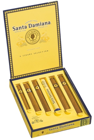 Santa Damiana Sampler Box mit 6Zigarren Sortiert