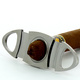 Edelstahl Zigarren Abschneider / Cutter &quot;Oval&quot;