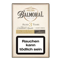 Balmoral Aged 3 Years Short Corona 5er Pack