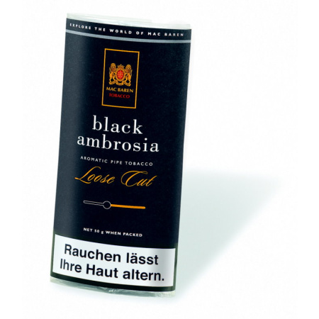 Mac Baren Black Ambrosia 50g. P&auml;ckchen
